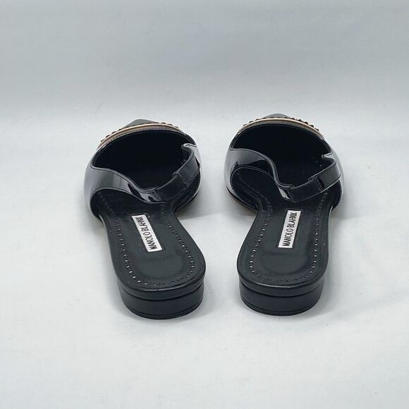 Manolo Blahnik Leather Slingback Flats size 36 - Picture 7 of 11